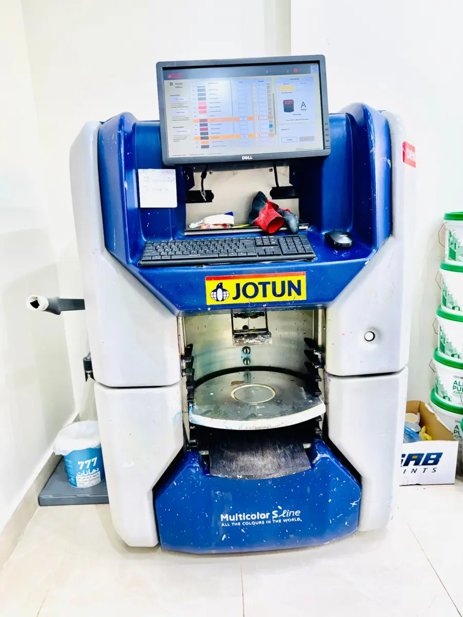 Jotun colour mixing machine